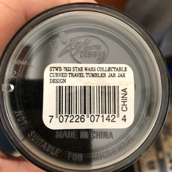 🔴COPY - STAR WARS COLLECTIBLE JAR JAR TRAVEL MUG NWT - Picture 8 of 8